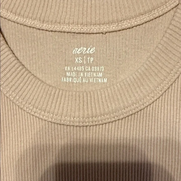 Aerie Soft Blush Ribbed Tank Top - Picture 2 of 5